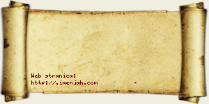 Tijana Milanović vizit kartica